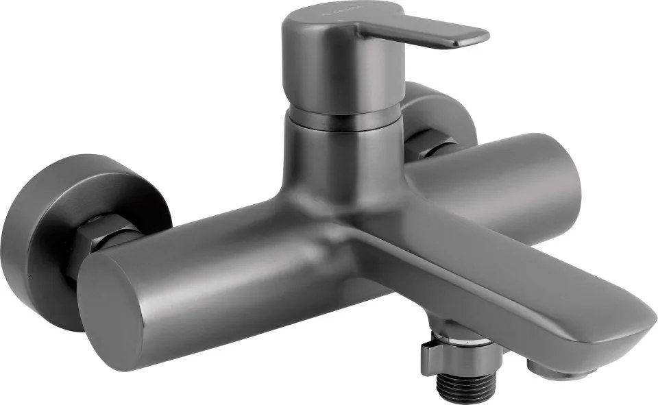 ARNIKA Baterie pentru Cadă, Montare pe Perete, finisaj titan BQA_D10N