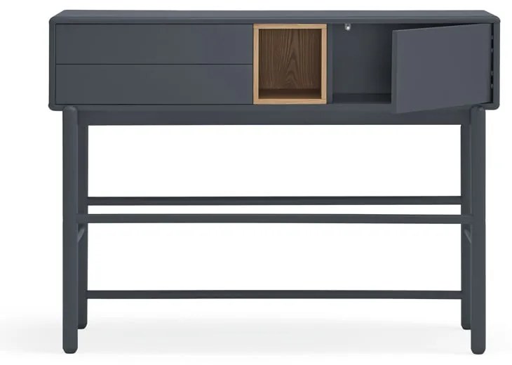 Masă consolă gri închis 35x120 cm Corvo - Teulat