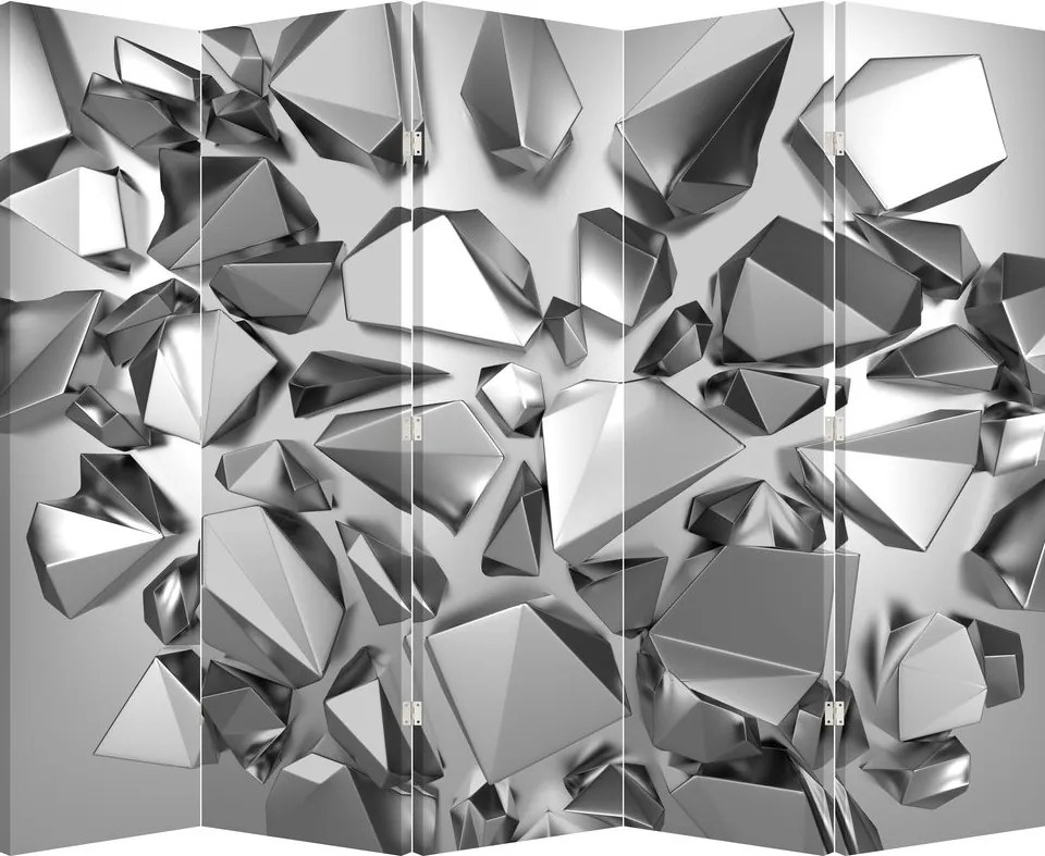 Paravan - Abstracție 3D (210x170 cm)