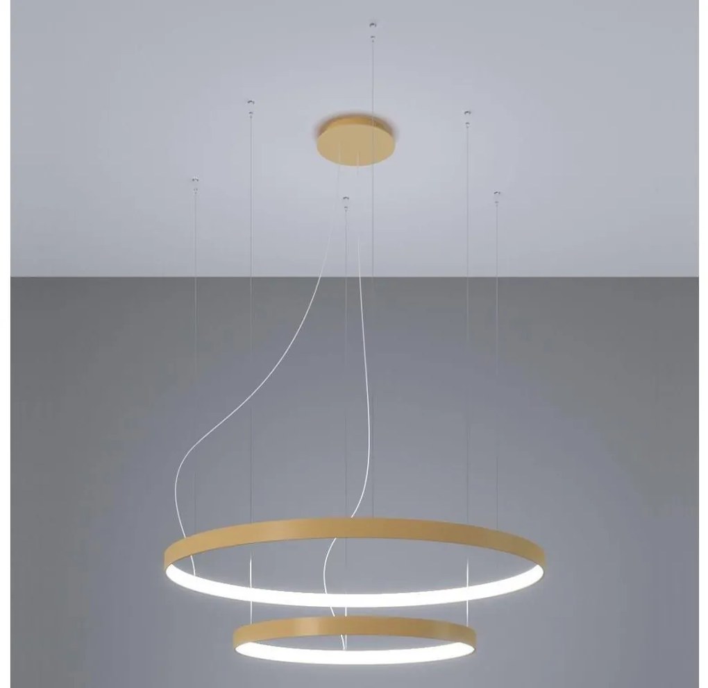 Thoro TH.268 - Lustr LED pe cablu RIO LED/80W/230V CRI95 4000K auriu