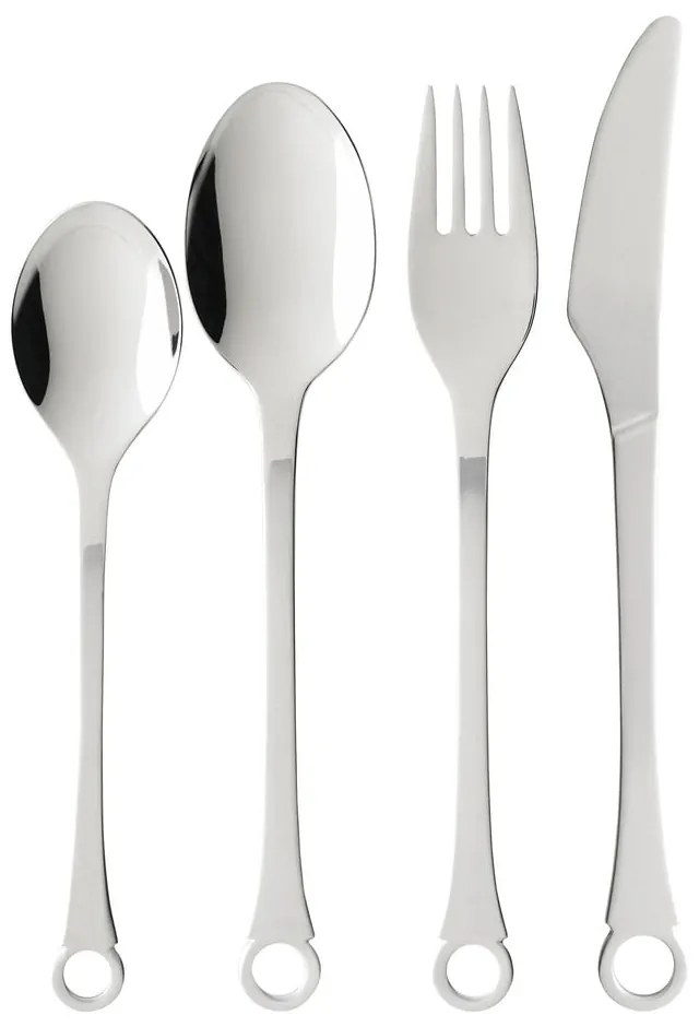 Tacâmuri argintii din oțel inoxidabil 16 buc. Pantry – Gense