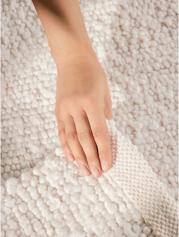 Covor fildeș țesut manual din material bouclé 200x290 cm Notting Hill Portobello – Ted Baker