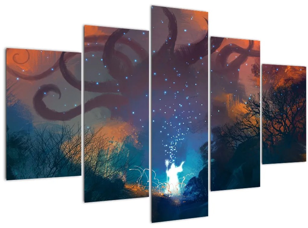 Tablou - Vrăjitorul magicean (150x105 cm)