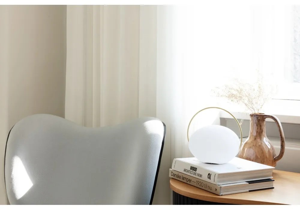 Veioză albă LED cu intensitate reglabilă (înălțime 19 cm) Orbit – UMAGE