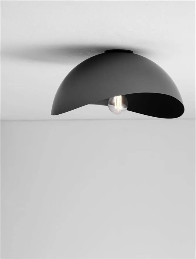 Lustra aplicata design decorativ OPSI negru D-30cm