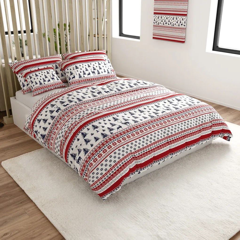 Lenjerie de pat din microfibra TWINKLE CHRISTMAS colorat Dimensiune lenjerie de pat: 70 x 90 cm | 140 x 200 cm