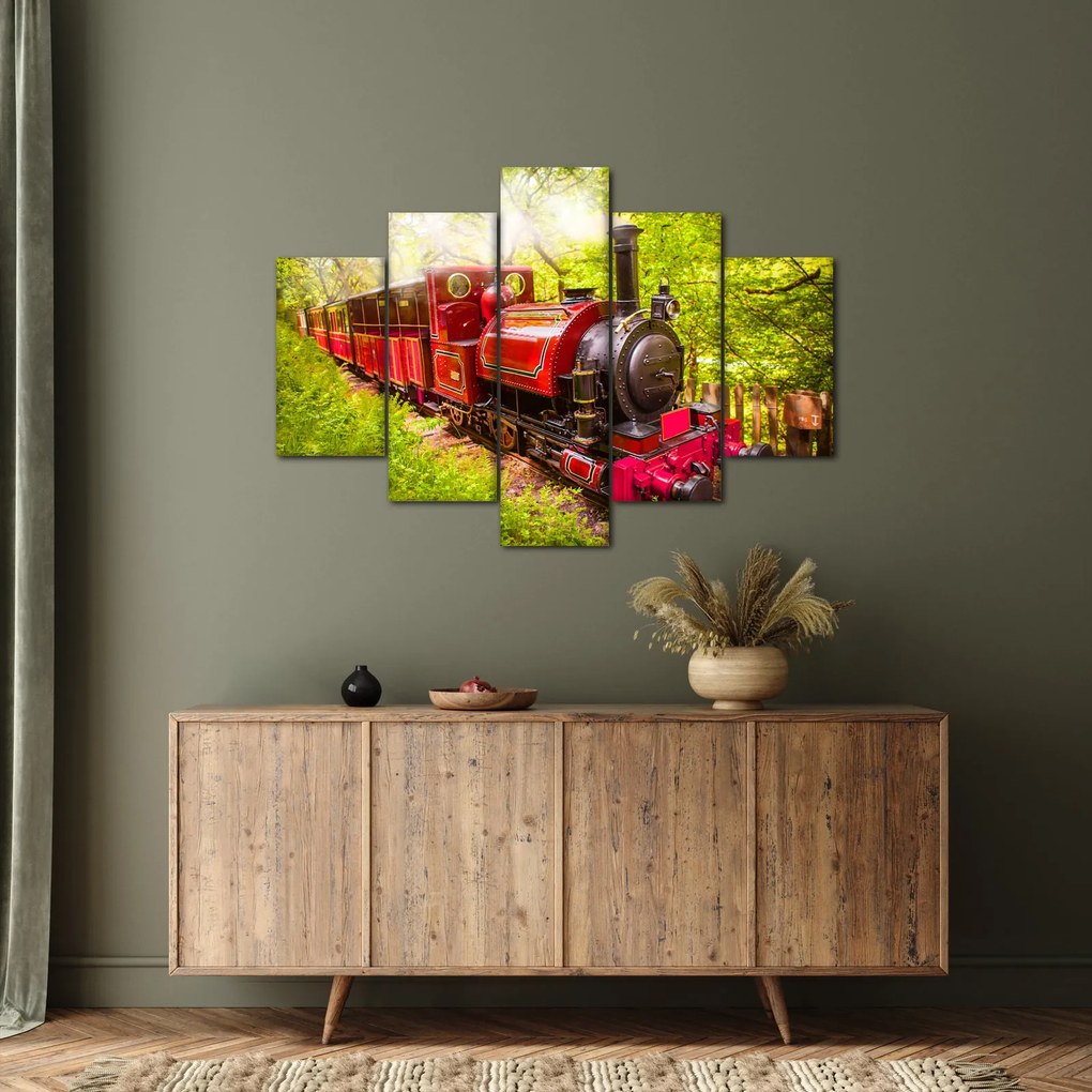 Tablou - Tren cu aburi (150x105 cm)