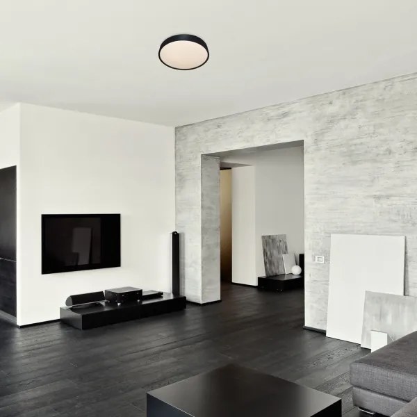 Rabalux 75011 - Plafonieră LED LARCIA cu senzor, 19W, IP44, negru