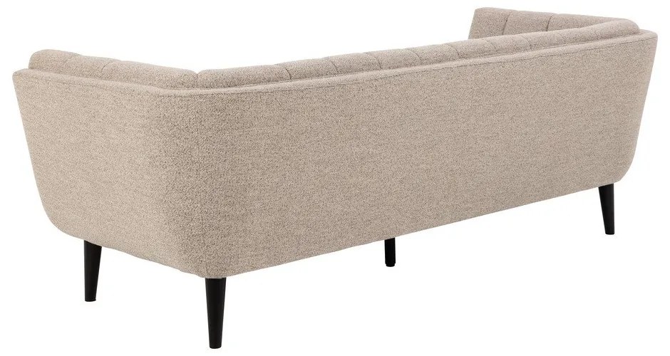 Canapea bej cu tapițerie din țesătură bouclé 218 cm Tampa – Actona