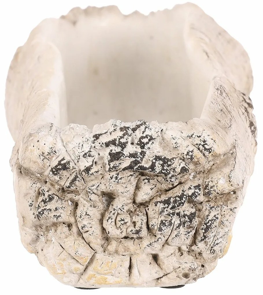 Husă pentru flori - ghiveci, imitație demesteacăn, 24 x 10 x 7 cm, 24 cm