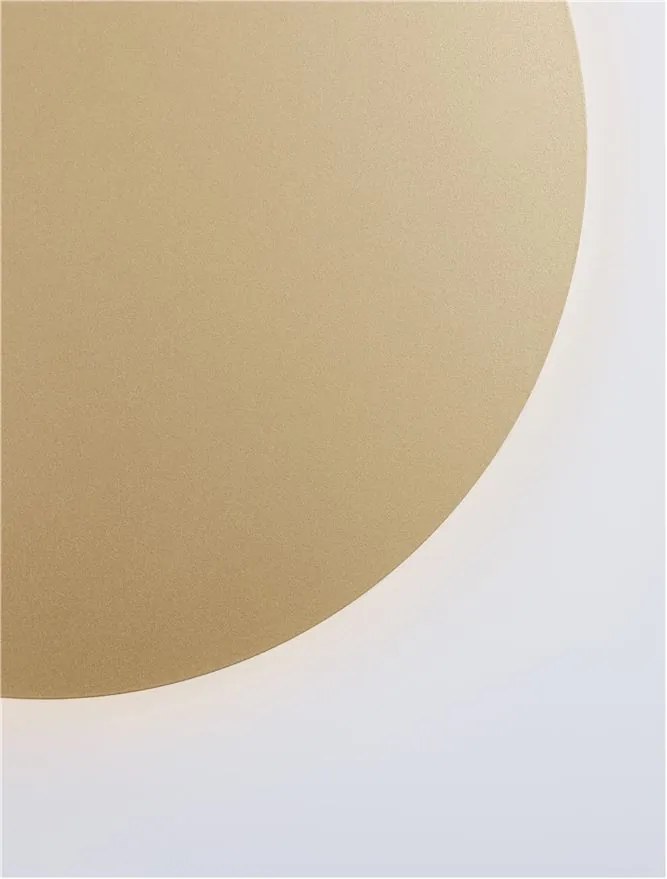 Aplica LED de perete design ambiental CYRCLE 30cm aurie