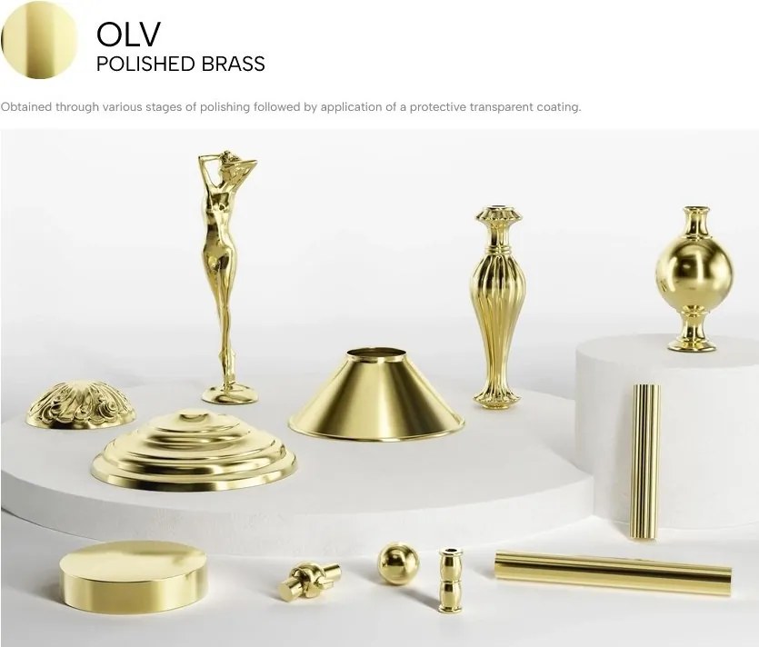 Lampadar, Lampa de podea design italian clasic Brass