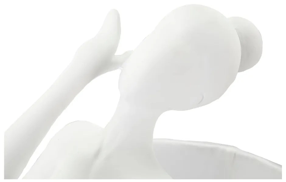 Veioză albă cu abajur textil (înălțime 62,5 cm) Ballet – Mauro Ferretti