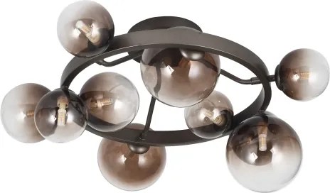 Brilagi - Lustră LED aplicată MILLA 10xG9/3W/230V maro/maro fumuriu