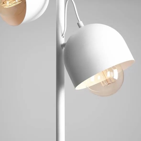 Lampadar modern alb liniar cu 2 becuri Beryl