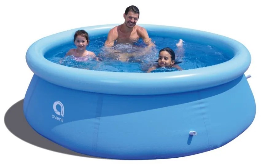 Piscină gonflabilă rotundă cu bordură 3x0,76 m