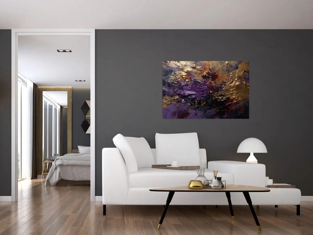 Tablou - Abstracție texturată (90x60 cm)