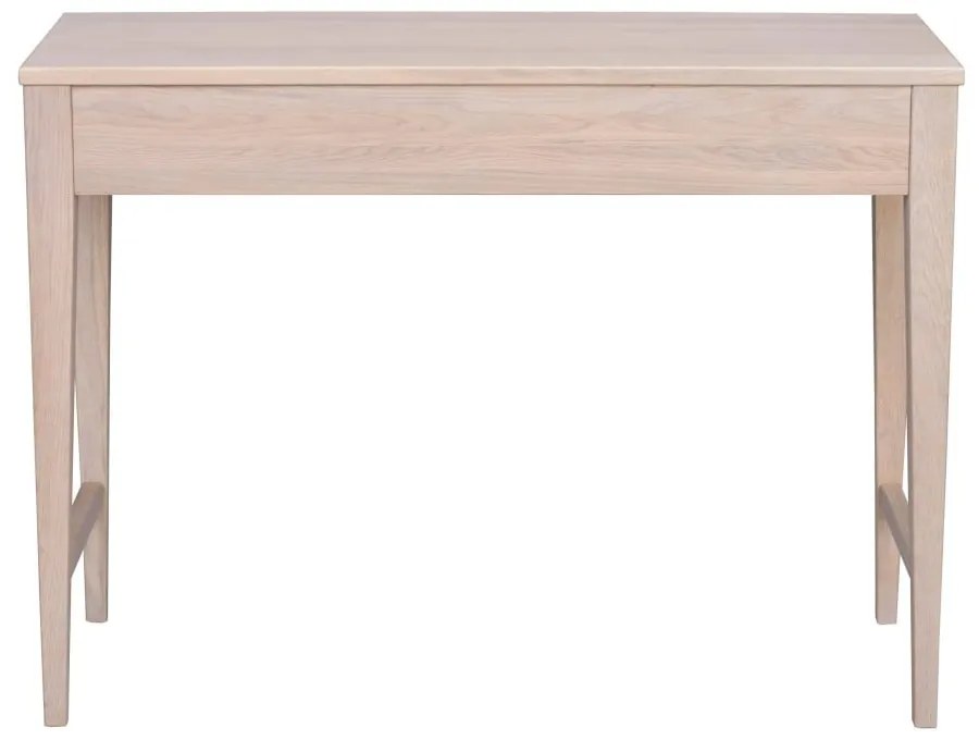 Masă consolă din lemn de stejar, Rowico Fulla, mat