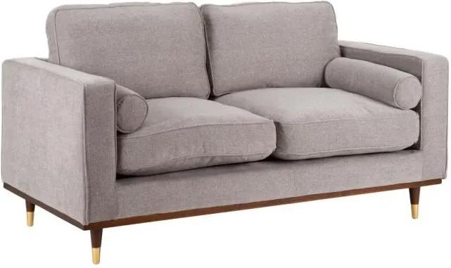 Canapea cu 2 locuri din textil Sofa Grey Fabric