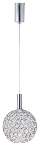 Lustră LED pe cablu LED/6,3W/230V 3000K auriu d. 20 cm