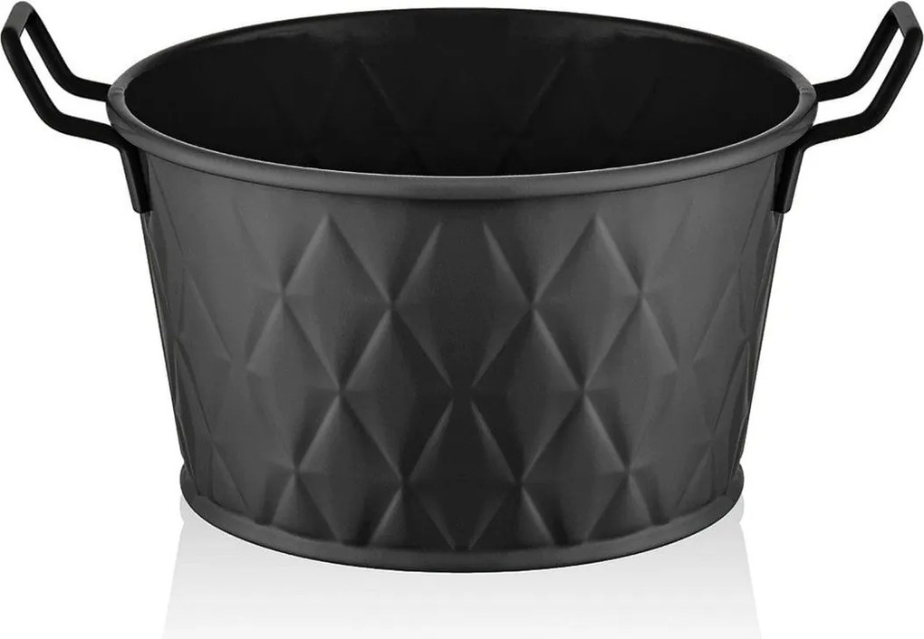 Cos paine PZM0128, negru, metal galvanizat, 8x8 cm