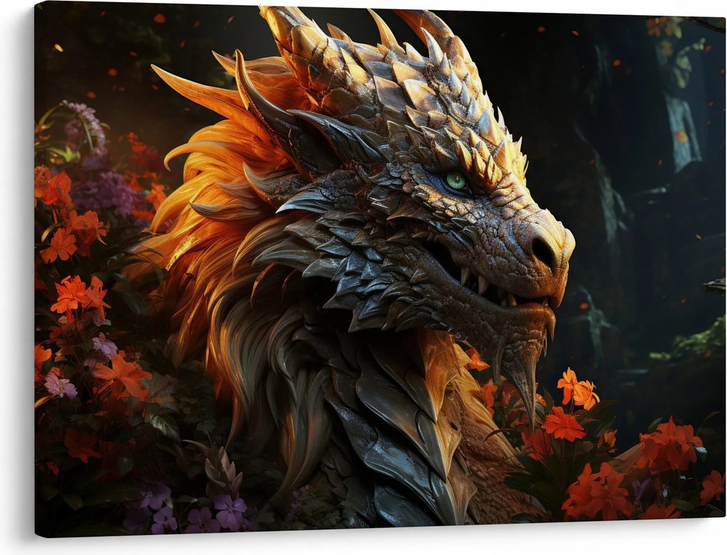 Tablou - Dragon (70x50 cm)