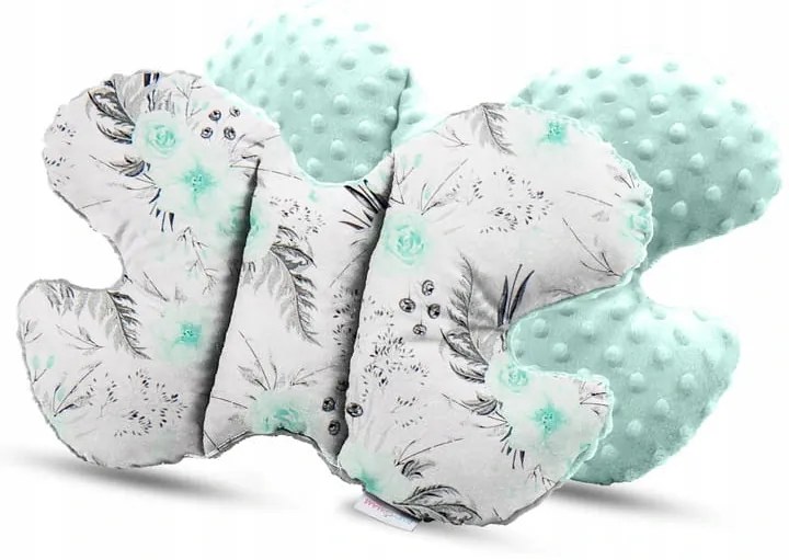 ShopJK SET PENTRU PĂTUȚ - 7 PIESE - MINTY ROSE - 014502