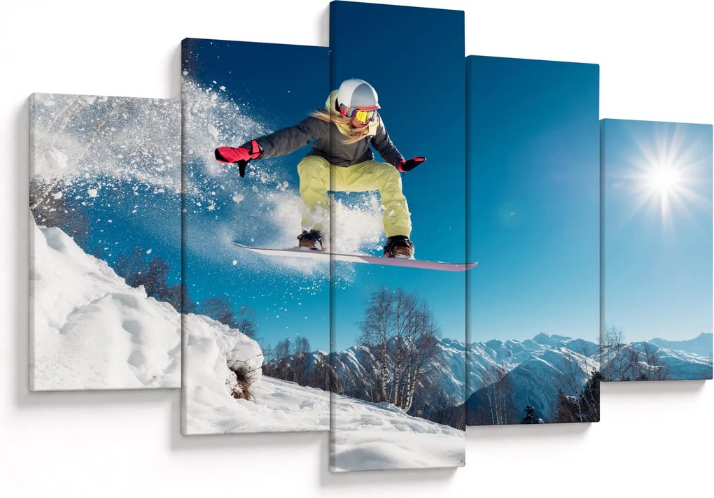Tablou - Snowboarder (150x105 cm)