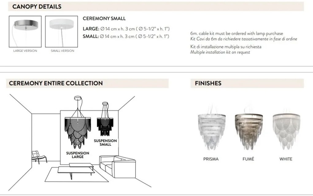 Lustra opulenta design Art Deco Ceremony L Alb
