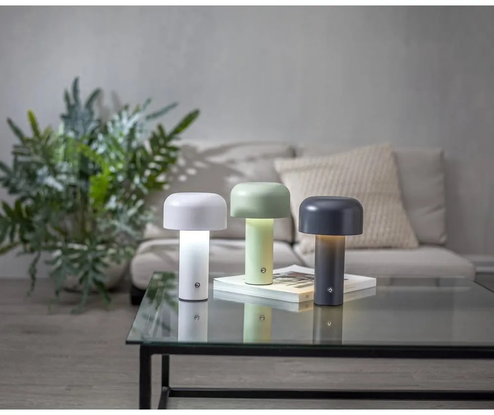 Veioză gri LED (înălțime 21,5 cm) Bobby – Star Trading