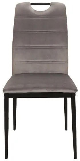 Scaun de bucaterie Rip Velvet, gri