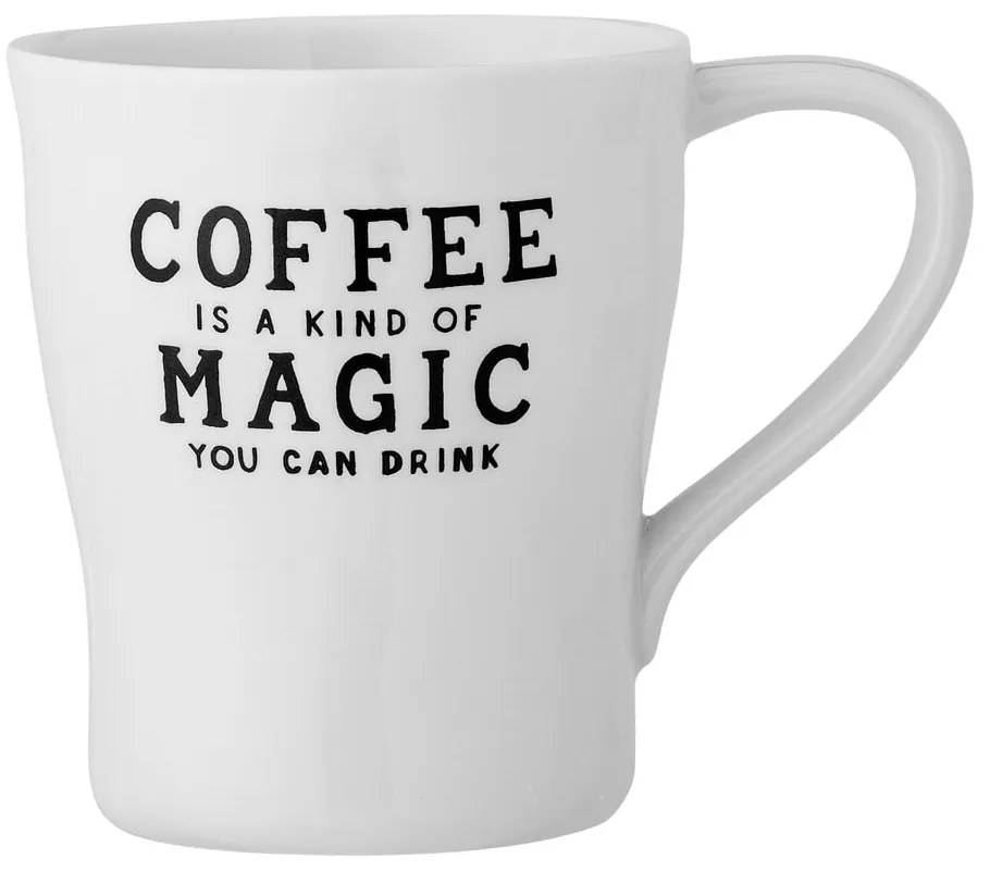 Cană albă din gresie 330 ml Wendy – Bloomingville