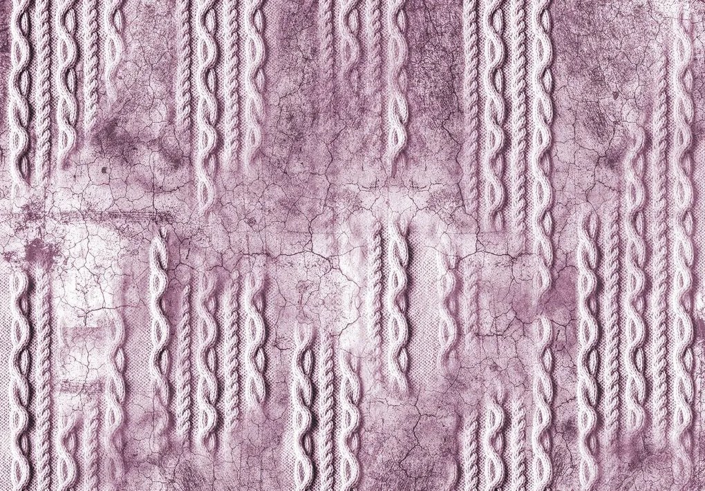 Fototapet - Legătura din beton  - roz (152,5x104 cm)