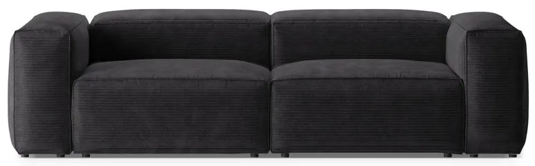 Canapea 3 locuri Bergamo velur reiat L264 cm