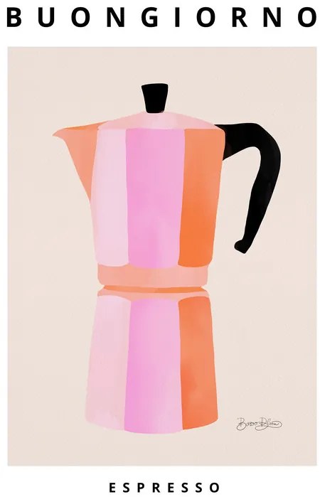 Ilustrație Buongiorno Espresso, Baroo Bloom