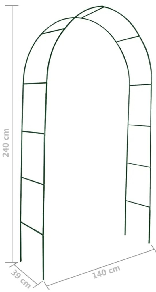 Pergola arcuita pentru gradina, 2 buc