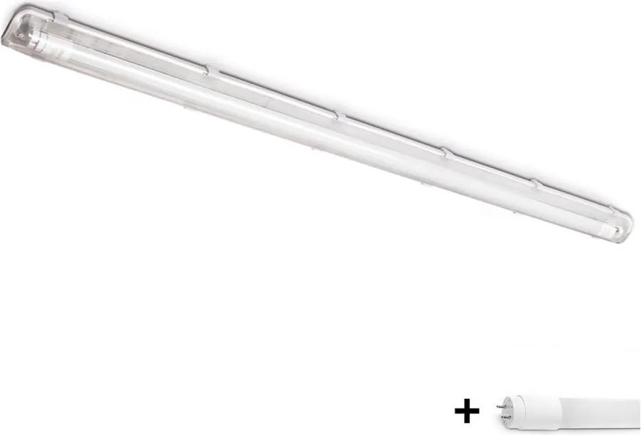 Brilagi -LED Tech. corp de iluminat fluorescent OPTIMA T8 1xG13/18W/230V 4000K IP65 128 cm