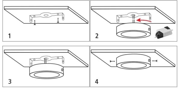 LED Plafonieră LED/18W/230V 4200K