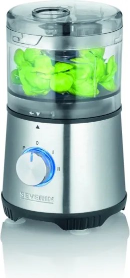 Severin KM 3865 - Tocător de alimente 400 W/230 V inox/negru