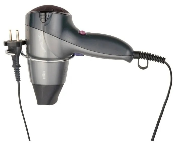 Suport de perete pentru uscător păr Wenko Milano