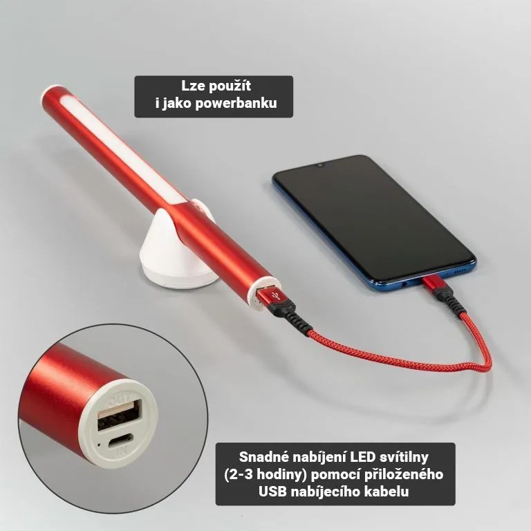 Garthen LED lampa de camping cu LED-uri, rezistent la apă, r