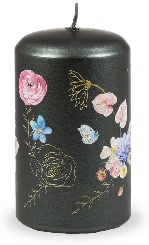 Lumânare Unipar Flower Paradise, durată ardere 40 h, verde închis