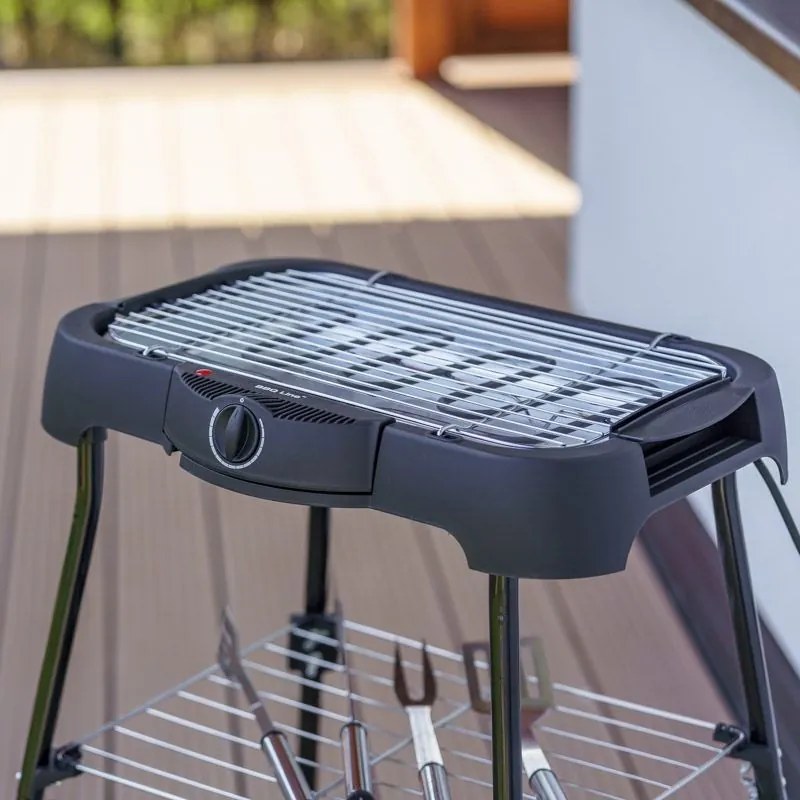 Gratar gradina electric negru MIR-E001 H77 cm