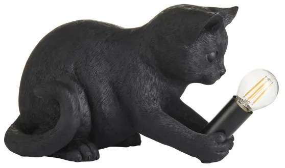 Lampă de masă Endon 107390 KITTEN 1xE14/7W/230V negru