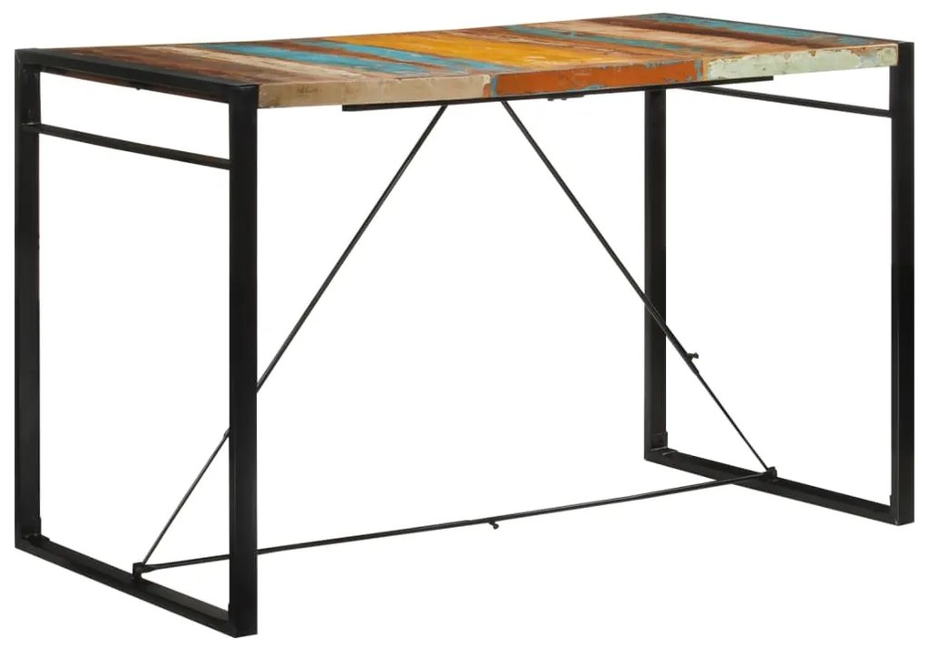 vidaXL Masă de bar, 175x90x110 cm, lemn masiv reciclat