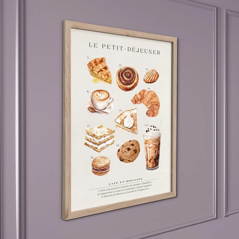 Tablou 30x40 cm Petit Dejeuner – Styler