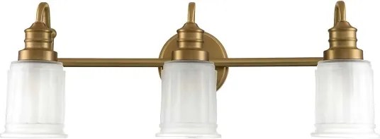 Quoizel QZ-SWELL3-BB-BATH-LED Aplica de perete pentru baie SWELL 3xG9/3W/230V IP44 auriu