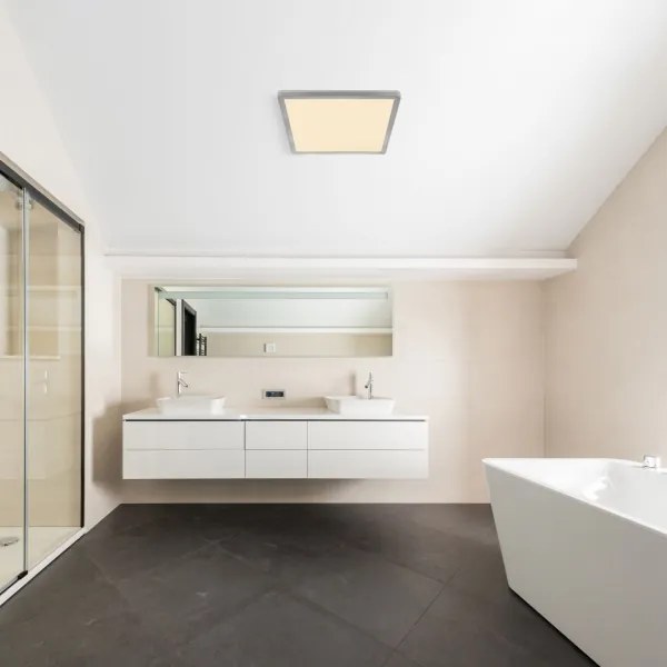 Plafonieră LED dimabilă pentru baie SAPANA LED/18W/230V IP44 Globo 41563-18N