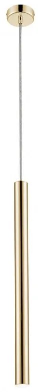 Pendul LED design minimalist LOYA, auriu lucios P0461-01A-K4K4 ZL