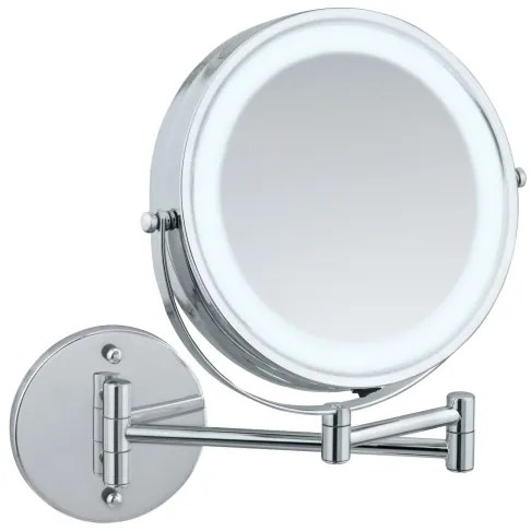 WENKO 3656530100 - Oglindă POWER-LOC, crom lucios, 25,5 x 32 cm